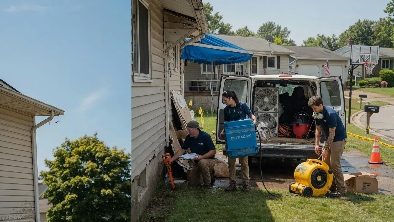 Ceiling Leak Cleanup in Clyde, OH near me