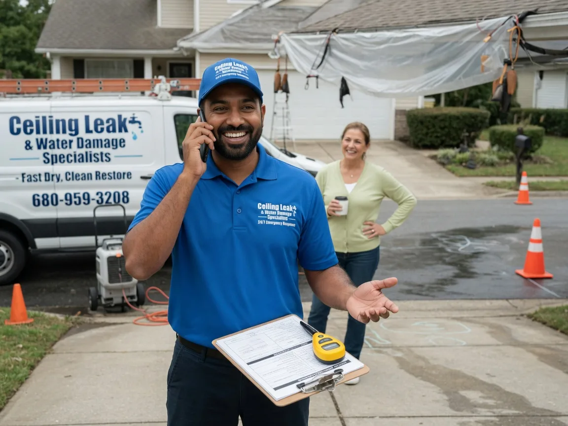 Ceiling Leak Cleanup Clyde, OH FAQs